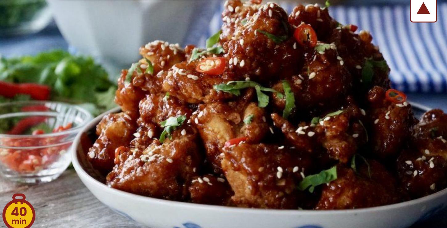 Korean Style Popcorn Chicken