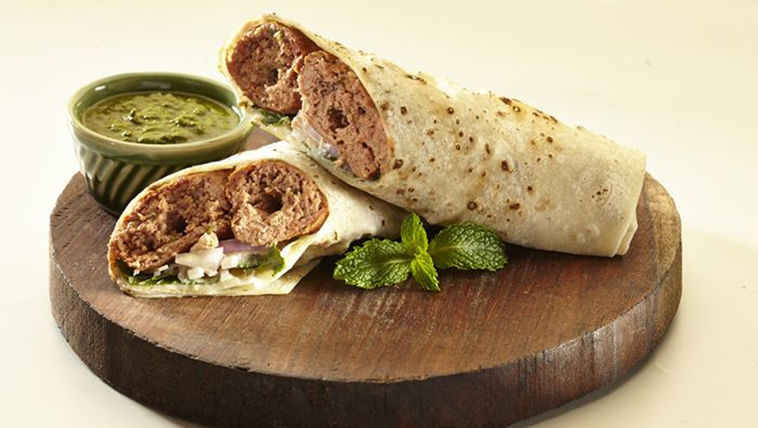 Mint Mayo Seekh Wrap