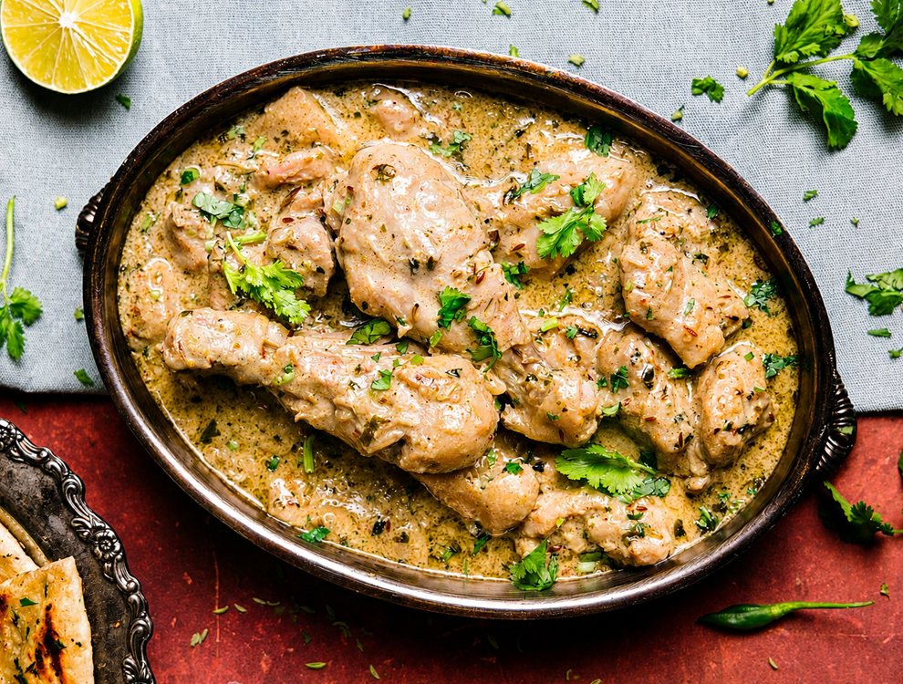 Creamy Malai Chicken Drumsticks