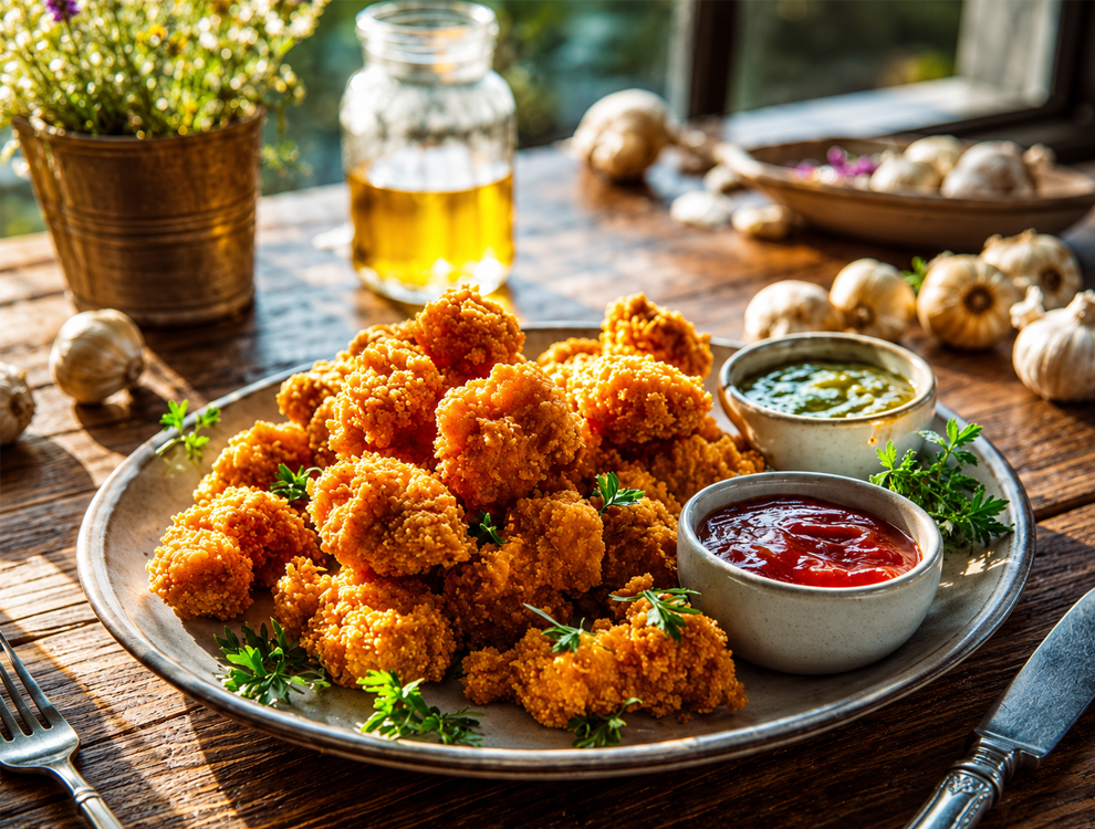 Crispy Chicken Popons Chaat