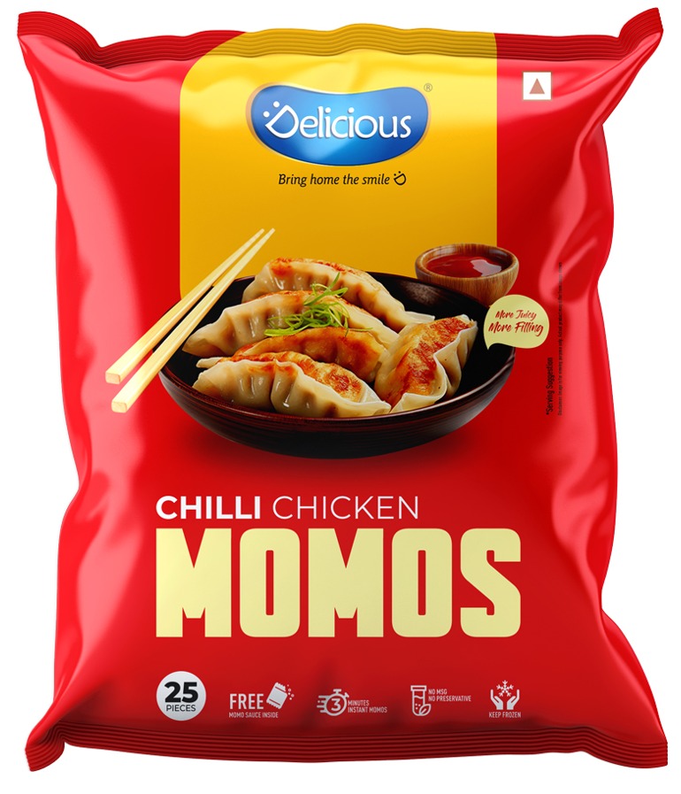 Chilli Chicken Momos 500g pouch